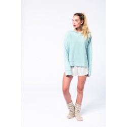 Sweat-Shirt Capuche Lounge Bio Femme 