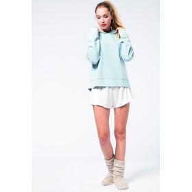 Sweat-Shirt Capuche Lounge Bio Femme 