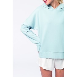 Sweat-Shirt Capuche Lounge Bio Femme 