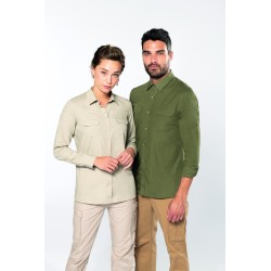 Chemise Safari Manches Longues Homme 
