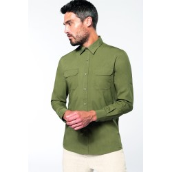 Chemise Safari Manches Longues Homme 