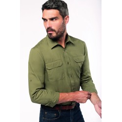 Chemise Safari Manches Longues Homme 
