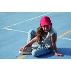 Casquette Enfant Avec Sandwich Contrasté - 5 Panneaux 