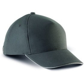 Casquette Enfant Avec Sandwich Contrasté - 5 Panneaux 