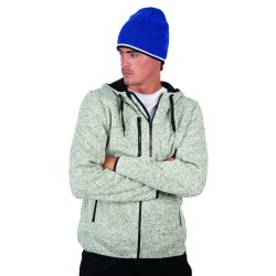 Bonnet Avec Bande Bicolore Contrastée 
