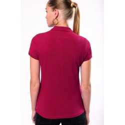 Polo Vintage Manches Courtes Femme 
