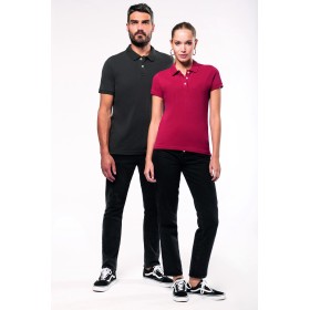 Polo Vintage Manches Courtes Femme 