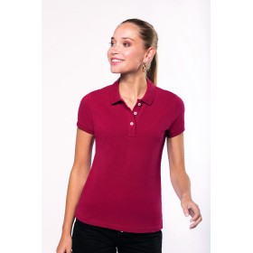 Polo Vintage Manches Courtes Femme 