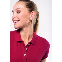 Polo Vintage Manches Courtes Femme 