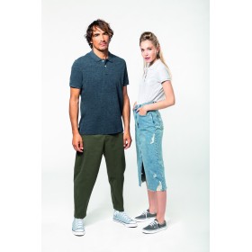 Polo Vintage Manches Courtes Femme 