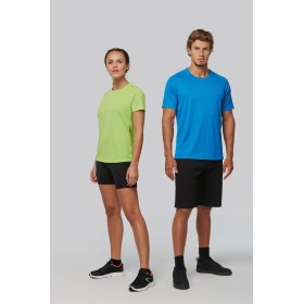 T-Shirt De Sport à Col Rond Recyclé Homme 