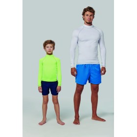 T-shirt technique à manches longues avec protection anti-UV enfant 