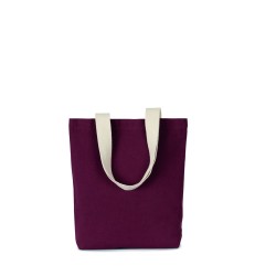 Sac Shopping Recyclé à Fond Plat 