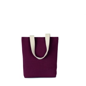 Sac Shopping Recyclé à Fond Plat 