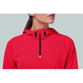 Sweat-Shirt Capuche 1/4 Zip Sport 