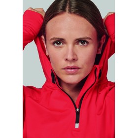 Sweat-Shirt Capuche 1/4 Zip Sport 