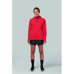 Sweat-Shirt Capuche 1/4 Zip Sport 