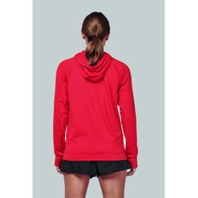 Sweat-Shirt Capuche 1/4 Zip Sport 