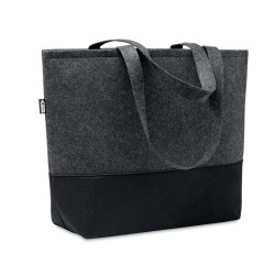 Sac shopping en feutre RPET Duo IndicoCouleur:Gris Pierre