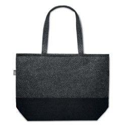 Sac shopping en feutre RPET Duo IndicoCouleur:Gris Pierre