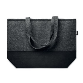 Sac shopping en feutre RPET Duo IndicoCouleur:Gris Pierre
