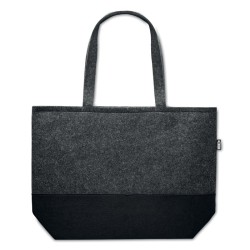 Sac shopping en feutre RPET Duo IndicoCouleur:Gris Pierre