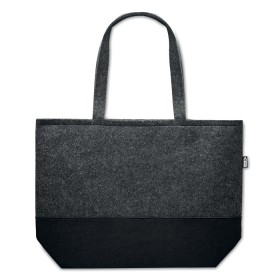 Sac shopping en feutre RPET Duo IndicoCouleur:Gris Pierre