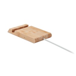 Chargeur sans fil en bambou Odos 