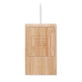 Chargeur sans fil en bambou Odos 
