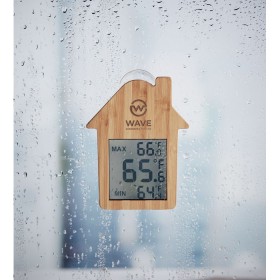 Station météo en bambou 