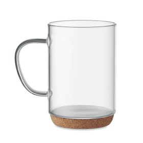 Tasse en verre base en liège Lisbo 