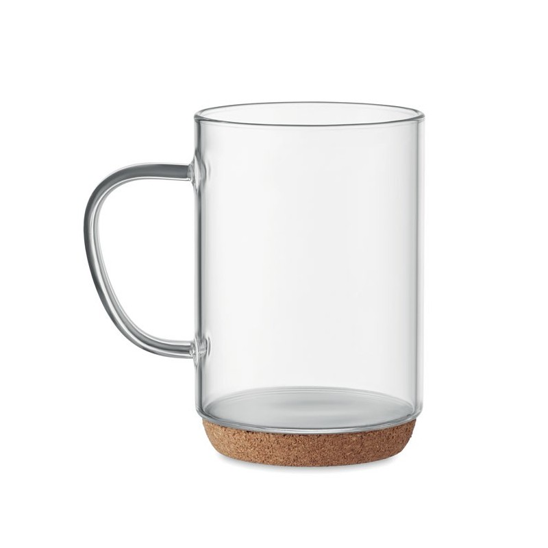 Tasse en verre base en liège Lisbo 