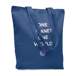 Sac shopping en toile 270 gr/m² Rassa ColouredCouleur:Bleu