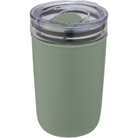 Gobelet en verre Bello de 420 ml avec paroi extérieure en plastique recyclé 