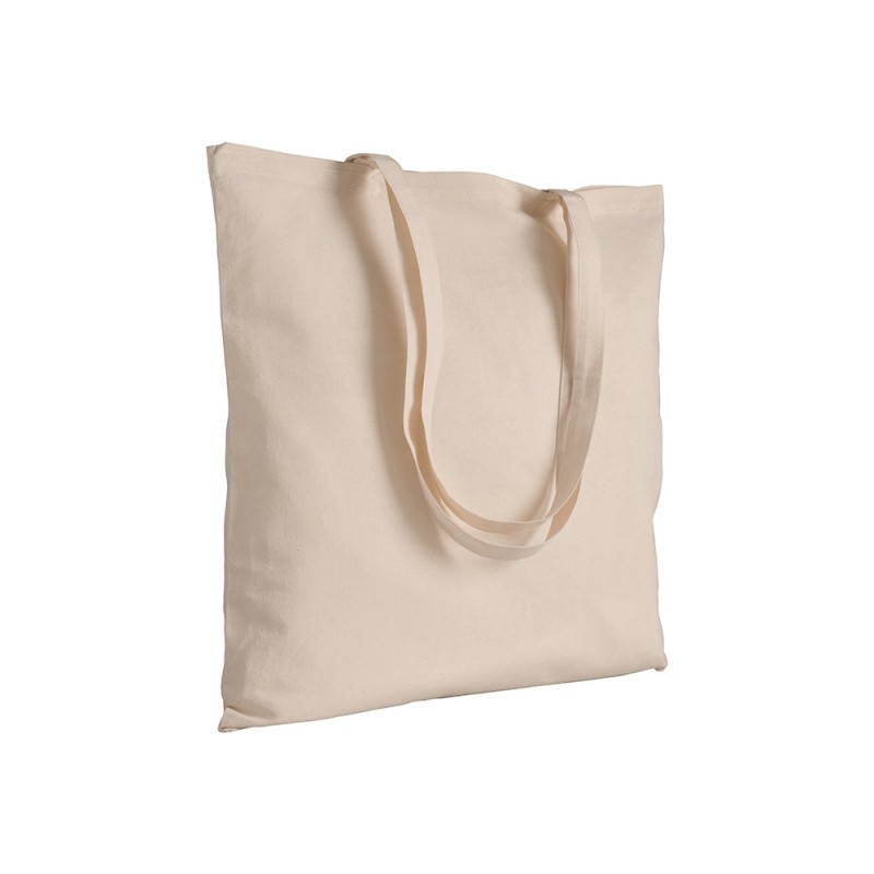 Sac Shopping en coton naturel, anses longues 
