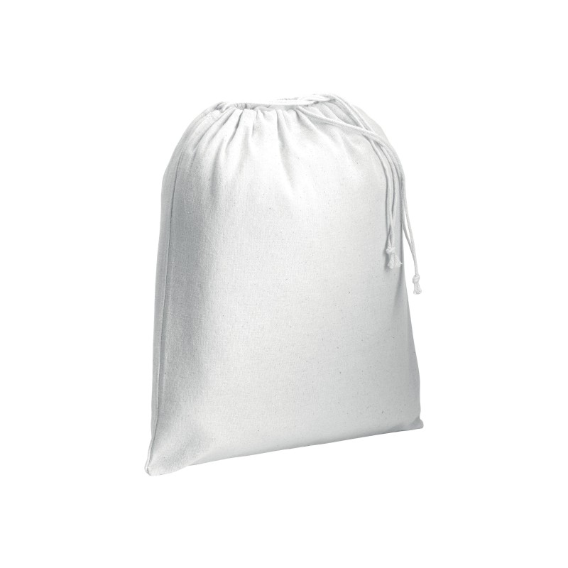 Sac en coton 120 g/m2 avec fermeture en cordon, 25 x 30 cm 