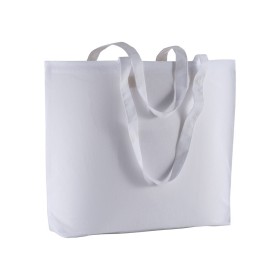 Sac coton 135 grs avec anses longues et soufflet 