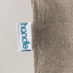 Shopper en coton recyclé 190 g/m2, anses longues, 38 X 42 cm 
