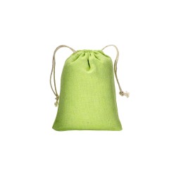 Pochon cadeau en coton recyclé 150 g/m2, 10 x 14 cm 