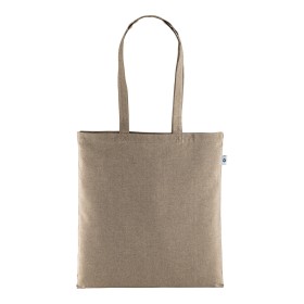 Shopper en coton recyclé 190 g/m2, anses longues, 38 X 42 cm 