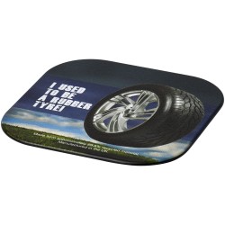 Sous-verre carré Brite-Mat® en pneu 