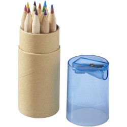Set de 12 crayons de couleur avec taille-crayon Hef 