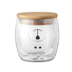 Tasse en verre double paroi Smile 