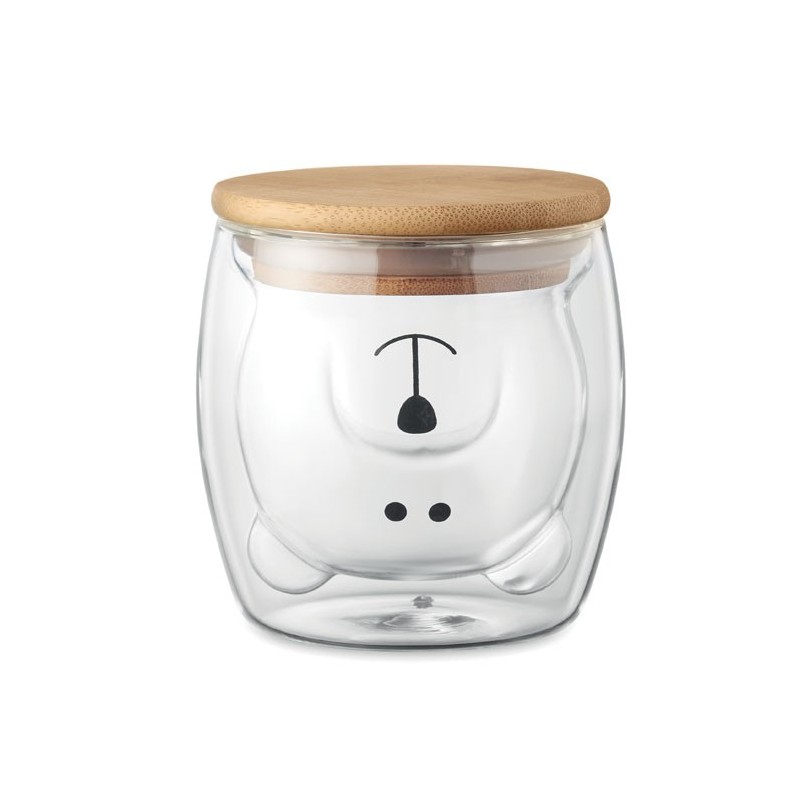Tasse en verre double paroi Smile 