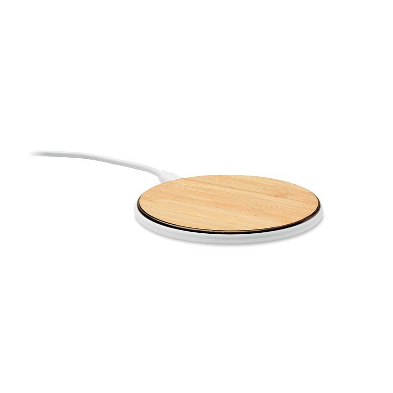 Chargeur sans fil 10W en bambou Despad + 