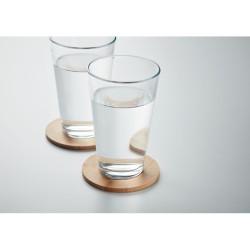 Lot de 6 sous-verres en bambou Bayin Set 