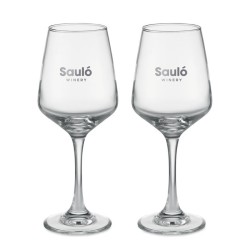 Ensemble de 2 verres à vin Cheers 