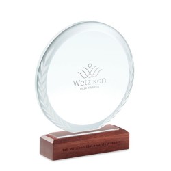 Plaque trophée ronde Keen 