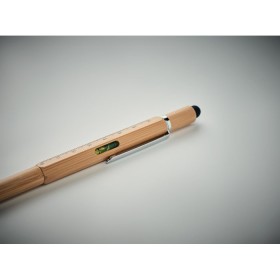 Stylo niveau à bulle en bambou Toolbam 