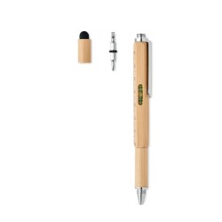 Stylo niveau à bulle en bambou Toolbam 